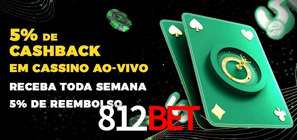 Promoções do cassino ao Vivo 812bet